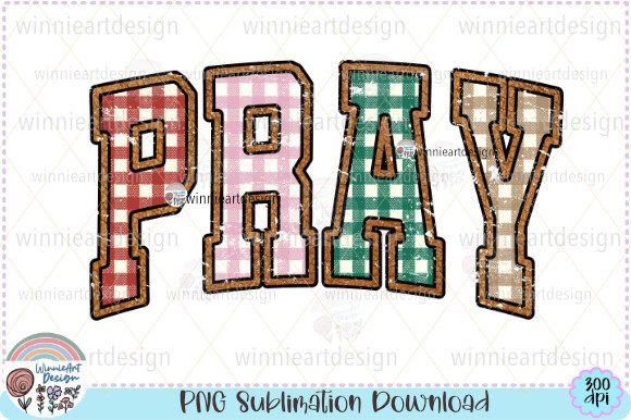Christian Quote Retro Sublimation Pray Graphics Review