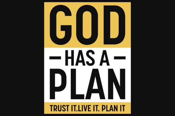 God Has a Plan Jesus Tshirt Design Graphics Review