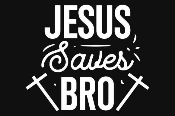 Jesus Saves Bro T-Shirt Design Graphics Review