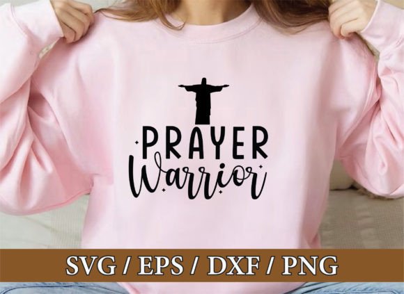 Prayer Warrior Christian Svg Bundle: Graphics & T-Shirt Designs